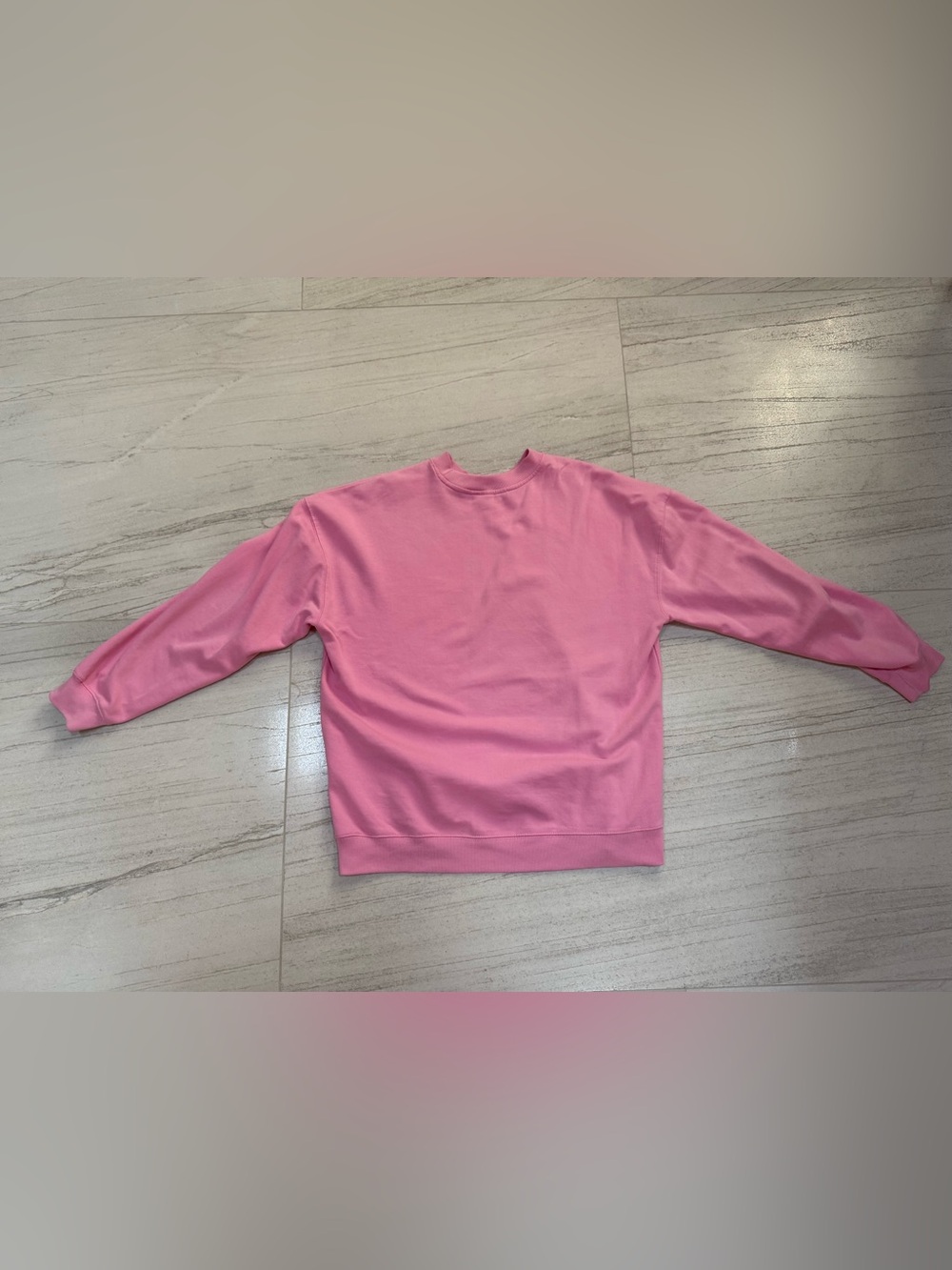 Billabong Pink Graphic Crewneck Sweatshirt with Sun & Palms - Picture 3 of 4